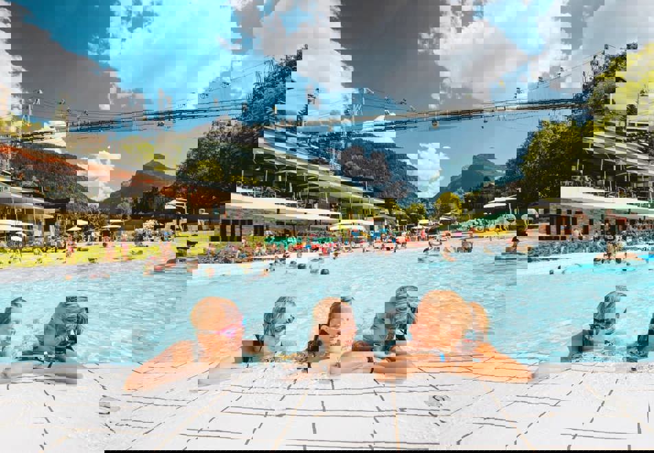 Morzine outdoor pool