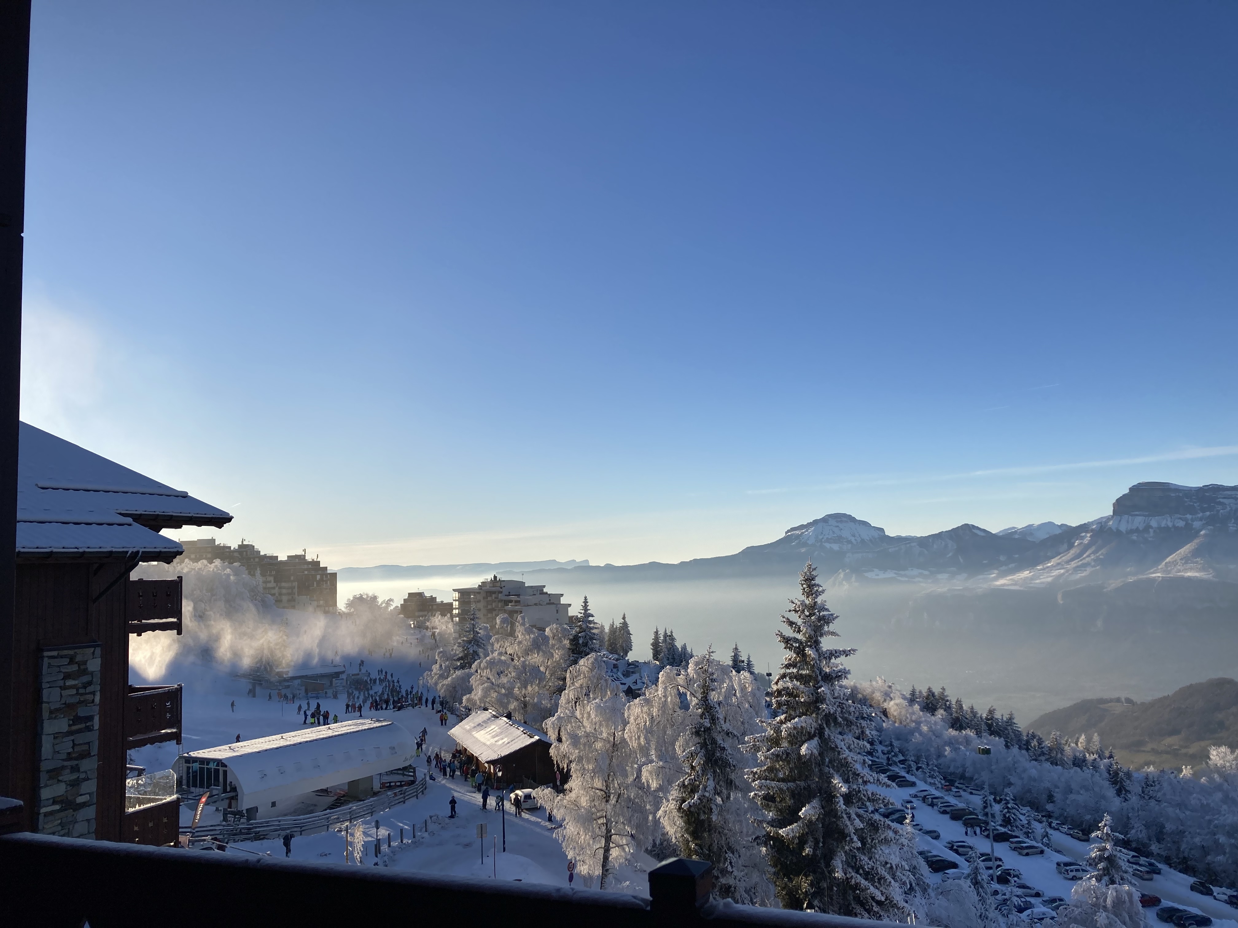 View Balcony Apt 401 Les Granges Des 7 Laux Jan24 2
