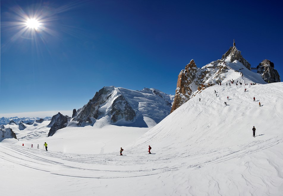 Skiing in Chamonix