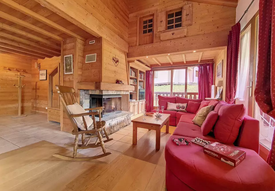 4 bedroom apartment in Saint Martin de Belleville (self catered) - Living area