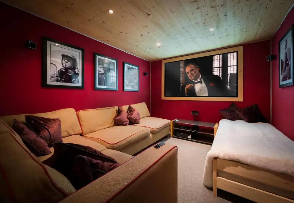 Chalet Davos, Val d'Isere (self catered or catered chalet) - Cinema room
