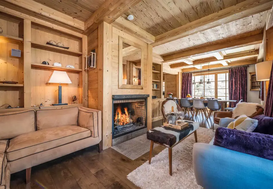 Chalet Davos, Val d'Isere (self catered or catered chalet) - Living area