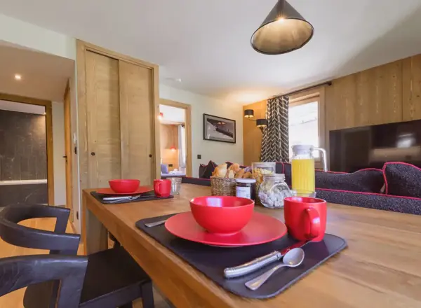l'Eclat des Veriaz, Megeve (self catered apartments & chalets) - Typical 1 bedroom apartment style