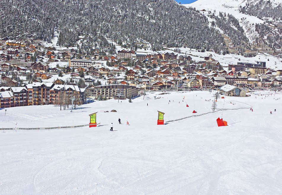 Montgenevre Ski Resort - 'Front de Neige' beginners area