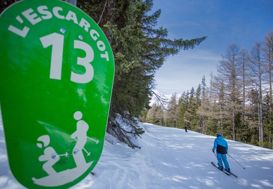 Val Cenis Ski Resort (©DanielDurand) - Escargot green slope