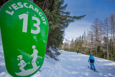 Val Cenis Ski Resort (©DanielDurand) - Escargot green slope