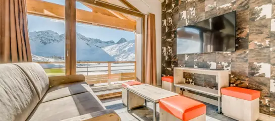 Cap Neige 32 – 5 bedroom mezzanine apartment sleeping 16 (c.153m2): 