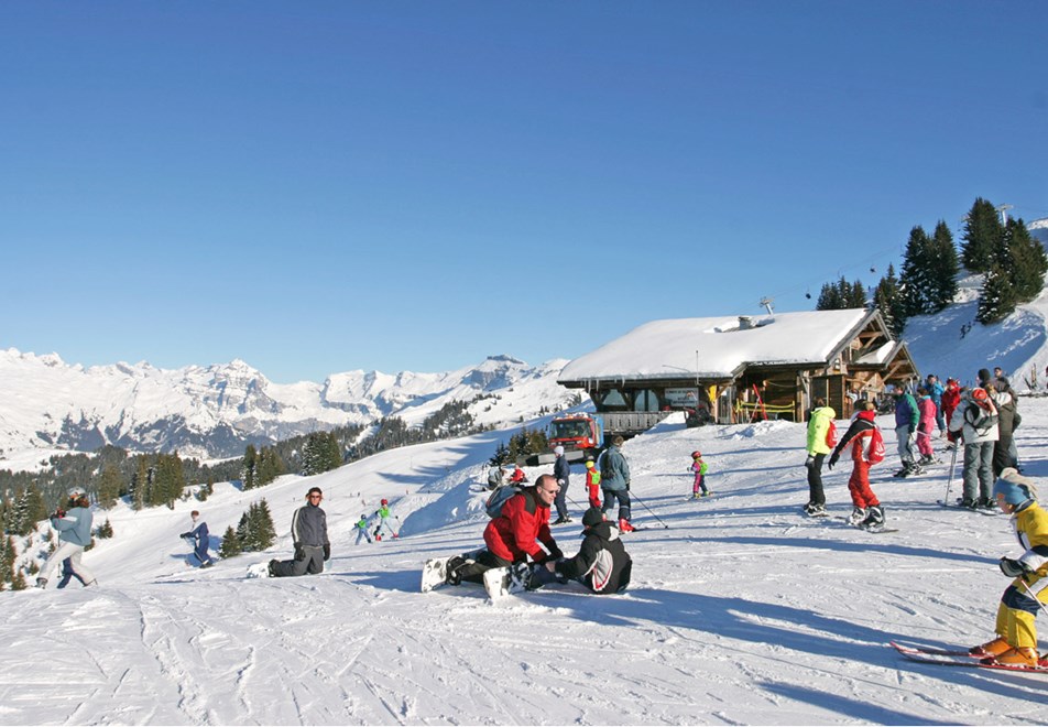 Skiing in Morillon