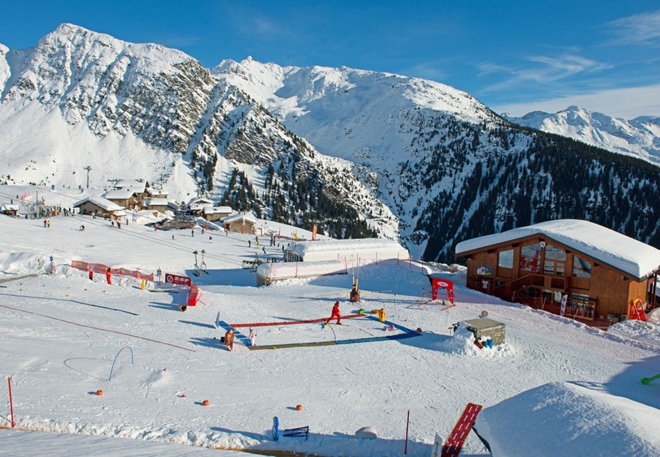 La Rosiere Ski Resort - Les Eucherts ESF Piou Piou zone