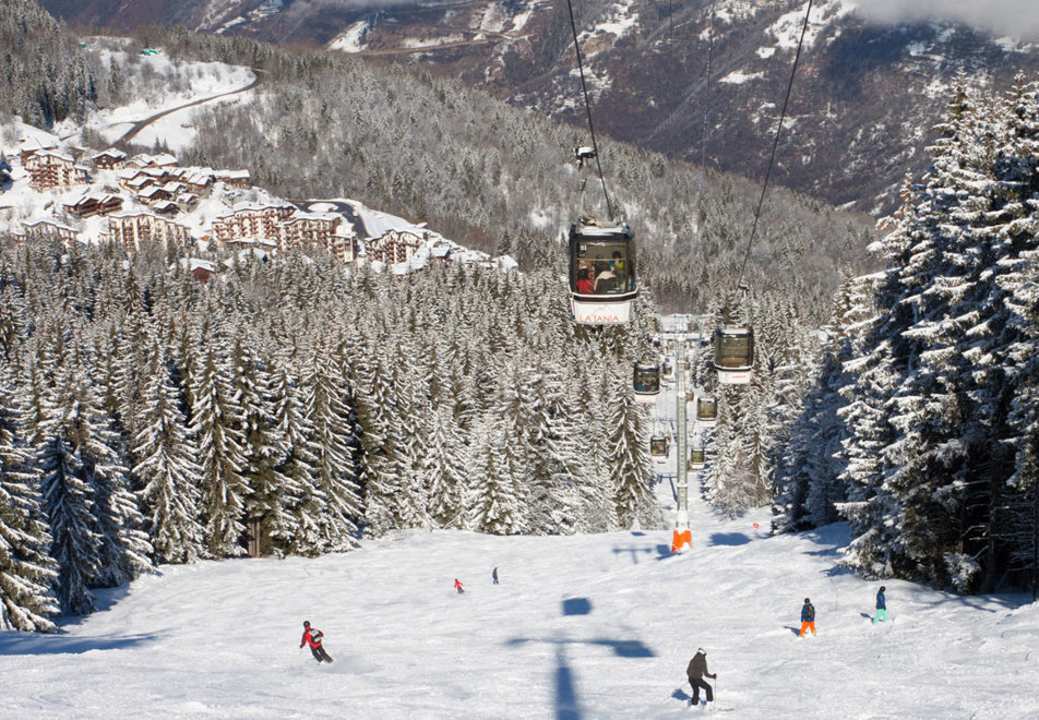 La Tania Ski Slopes