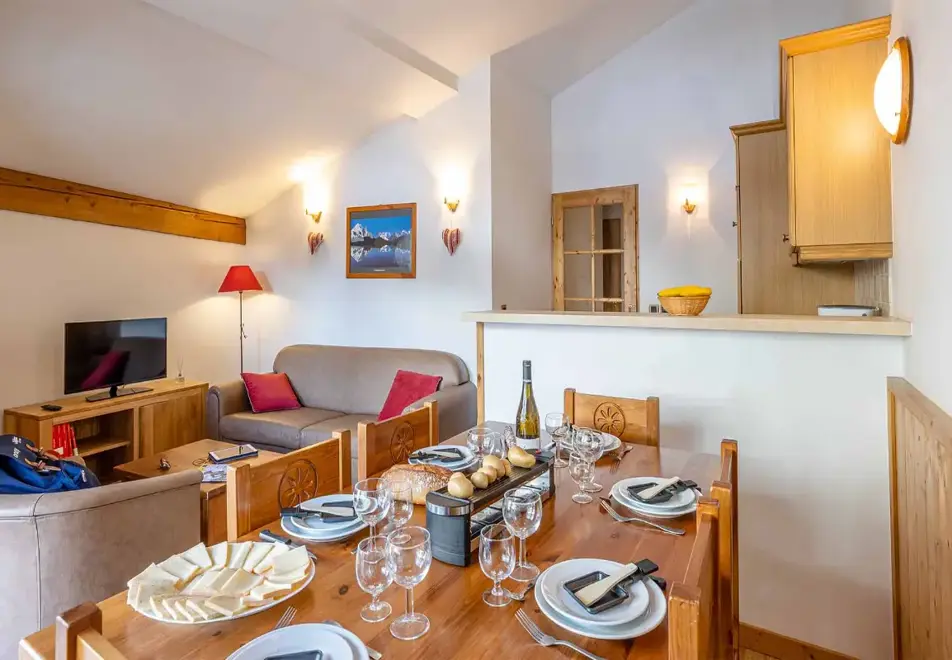 Les Jardin de la Vanoise, Pralognan-la-Vanoise - Typical 1 bedroom alcove 6 apartment