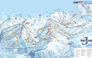 3 Valleys piste map