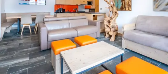 Cap Neige 1 – 3 bedroom alcove apartment sleeping 8 (c.83m2):