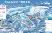 Grand Massif Piste Map