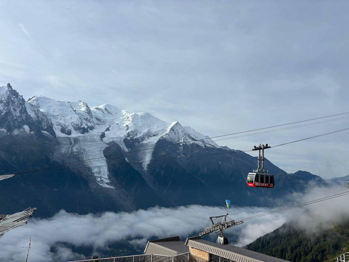 Plan Praz Lift - Chamonix in summer
