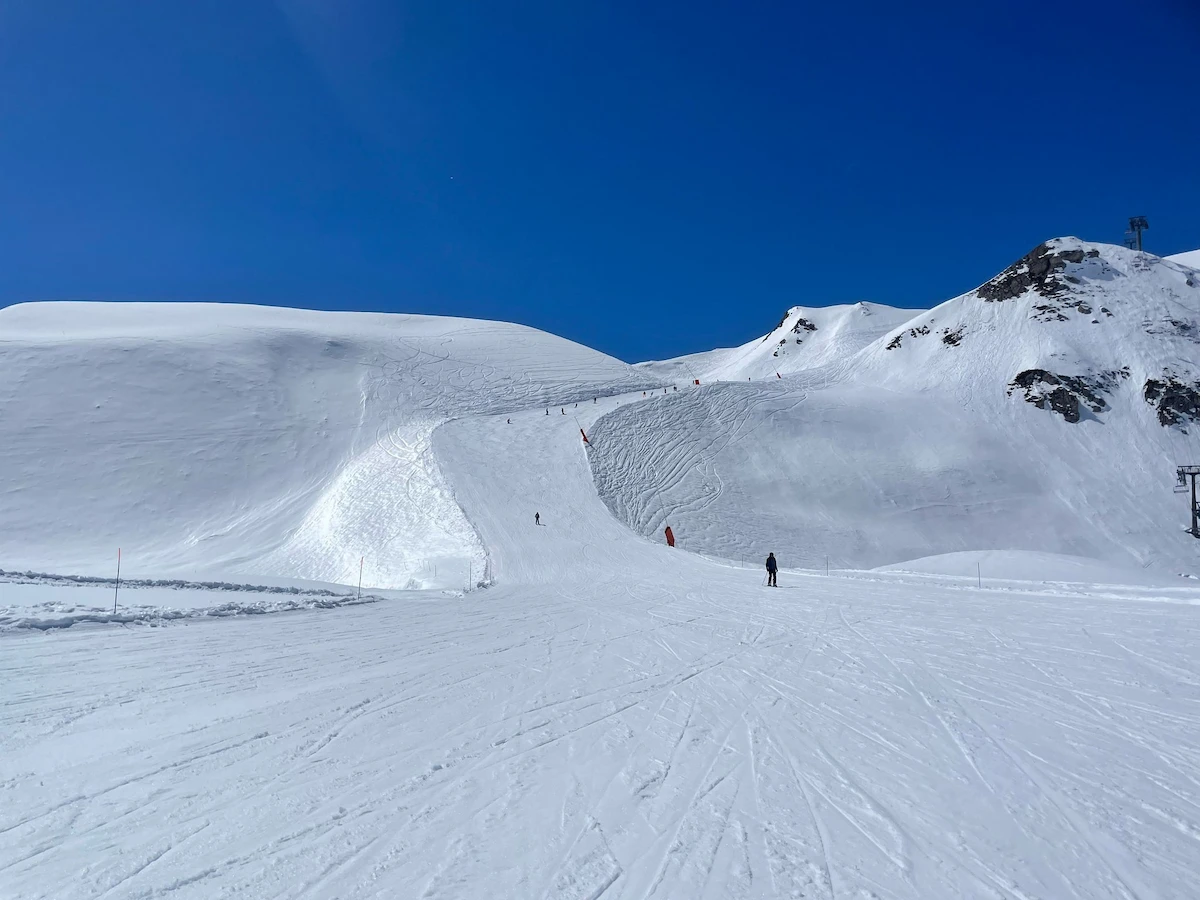 Bluebird Day In Tignes