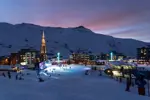 Les Menuires ski resort New Year