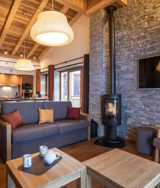 Les Balcons Platinium, Val Cenis (self catered apartments) - Typical apartment (©MaxCoquard)