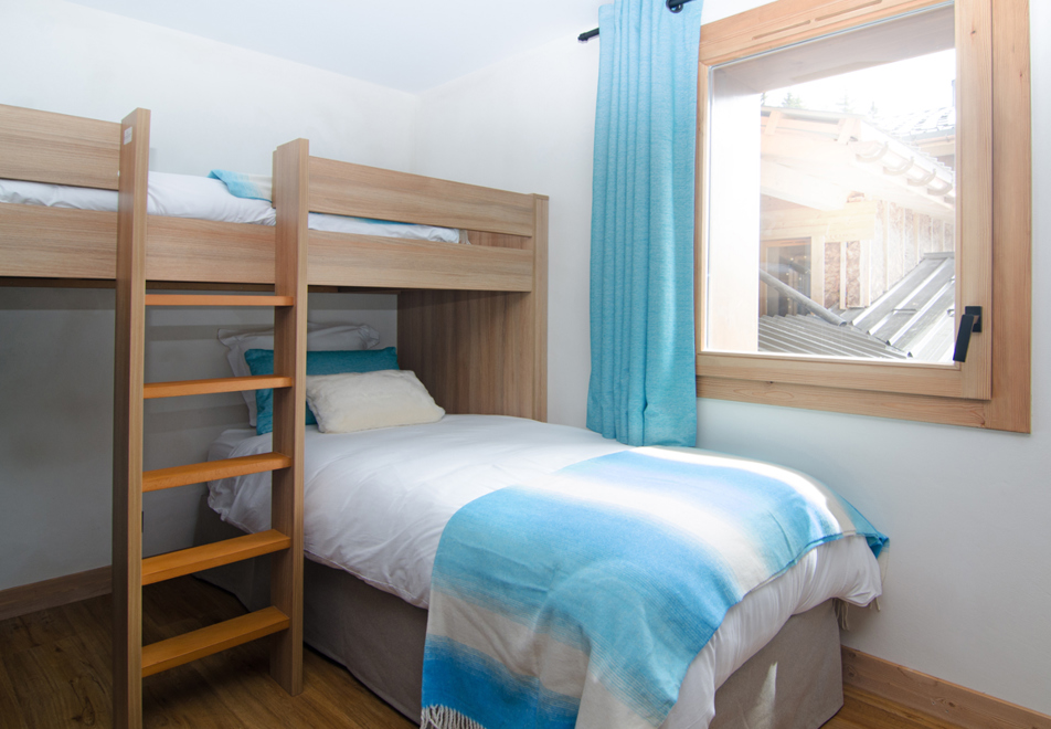 Les Armaillis, Les Saisies (self catered apartments) - Bunk room