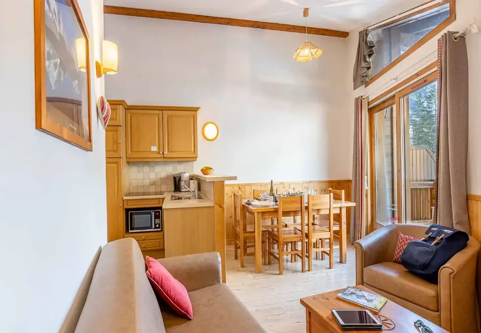 Les Jardin de la Vanoise, Pralognan-la-Vanoise - Typical 1 bedroom alcove 6 apartment