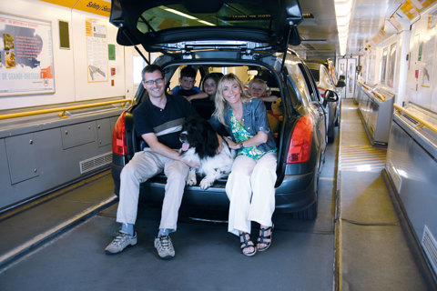 Eurotunnel with a dog to the French Alps
