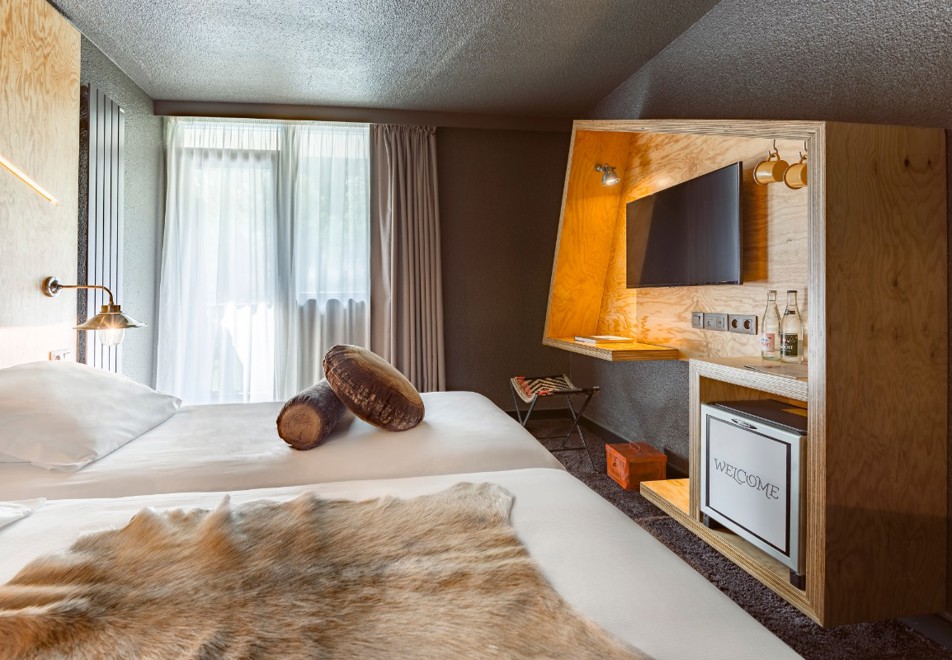 Refuge des Aiglons, Chamonix (hotel) - Twin Bedroom