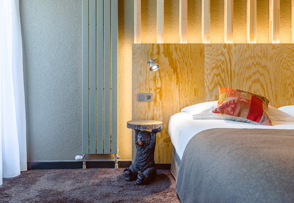 Refuge des Aiglons, Chamonix (hotel) - Twin Bedroom