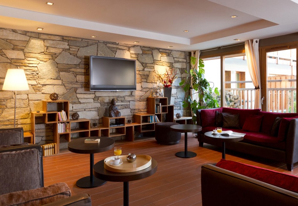 Hameau des Airelles, Montgenevre (self catered apartments) - Residence Lounge