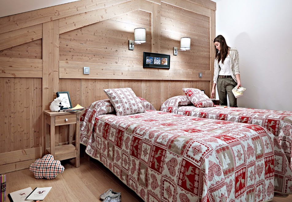 Le Ruitor, Sainte Foy (self catered apartments) - Twin Bedroom