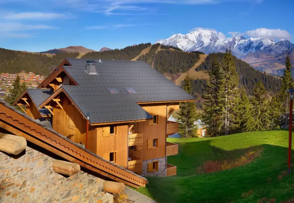 Hameau du Beaufortain, Les Saisies (self catered apartments) - Views of Mont Blanc