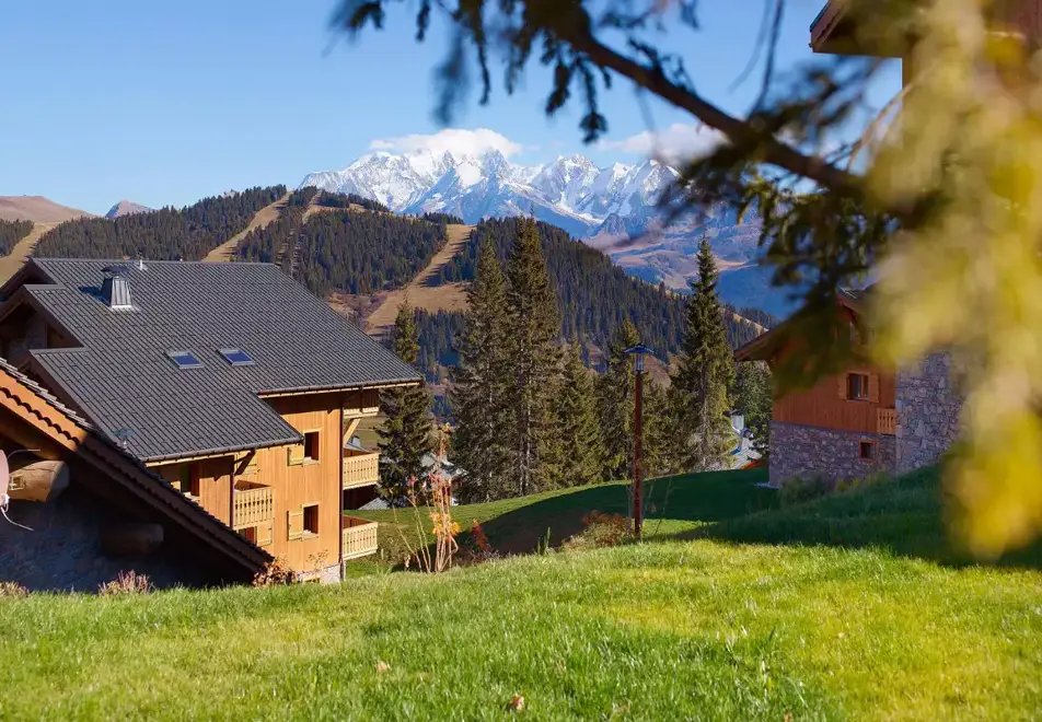 Hameau du Beaufortain, Les Saisies (self catered apartments) - Views of Mont Blanc