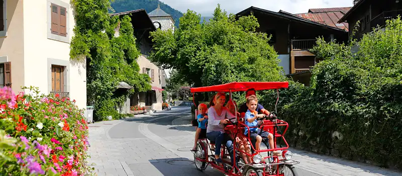Samoens summer holiday: Try a Pedal Chariot with the family