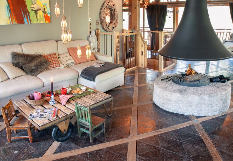 Chalet Rose, St Martin de Belleville (self catered chalet) - Lounge