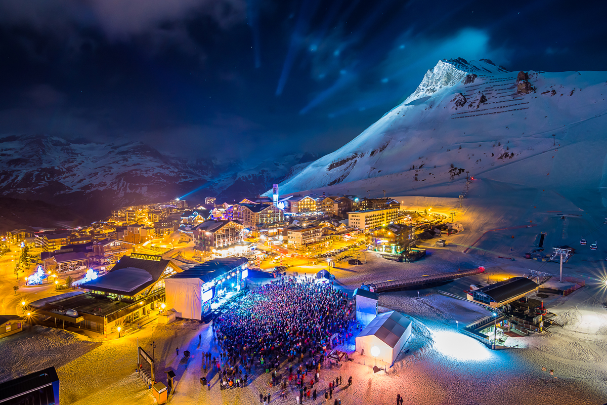 Skiing and Showbiz: Tignes