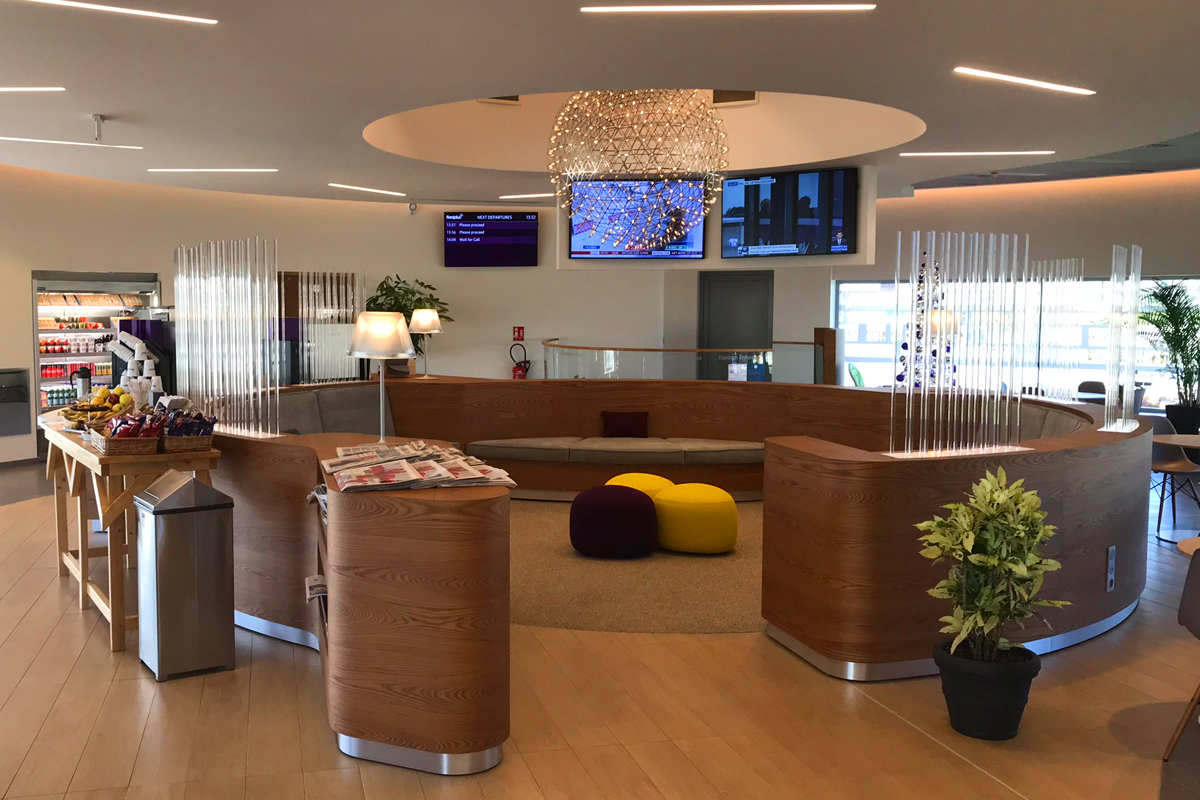 One of the FlexiPlus lounges