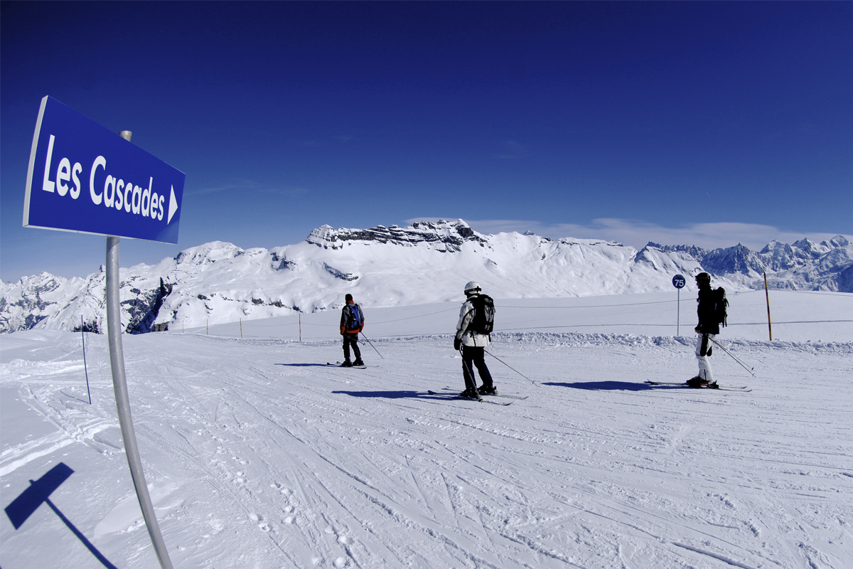Top 5 Blue Pistes: Les Cascades in Flaine