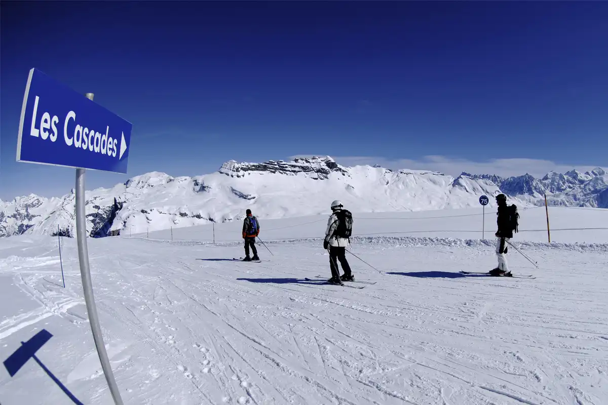 Top 5 Blue Pistes: Les Cascades in Flaine