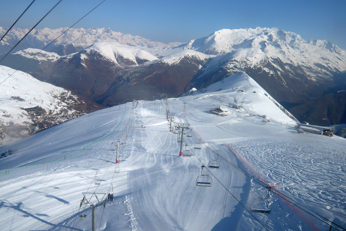 Top 5 Blue Pistes: View from Jandri Express