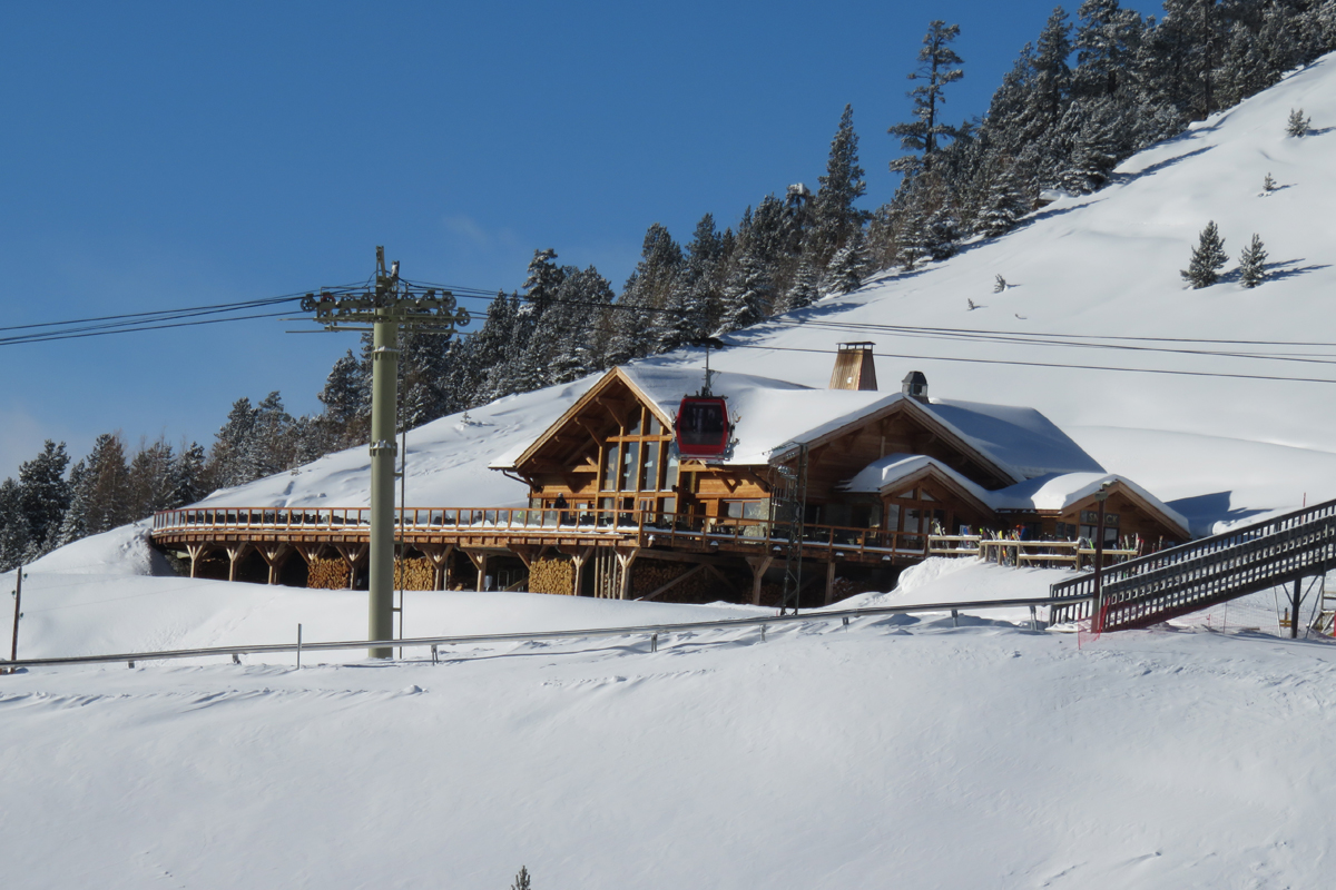 Our favourite mountain restaurant, Les Terraces!