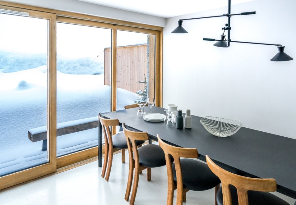 Home (Apartment 5), St Martin de Belleville (self catered apartment) - Dining area