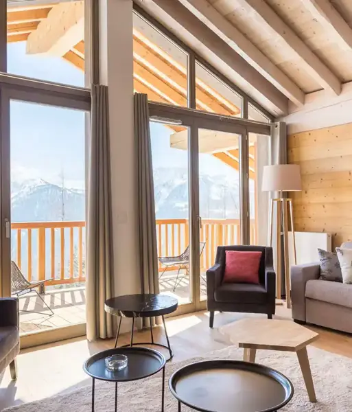 Hameau de Barthelemy, La Rosiere (self catered apartments) - 2 bedroom cabin apartment