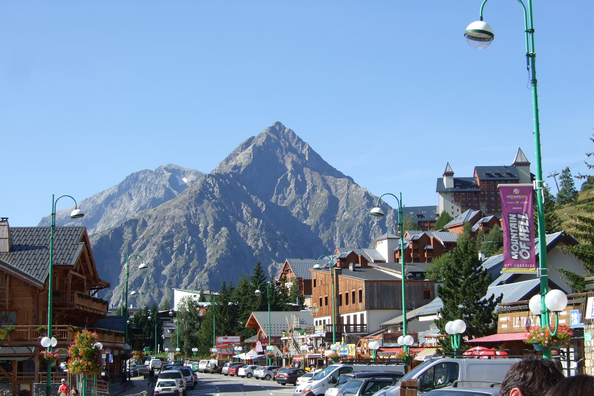 Les Deux Alps: the resort
