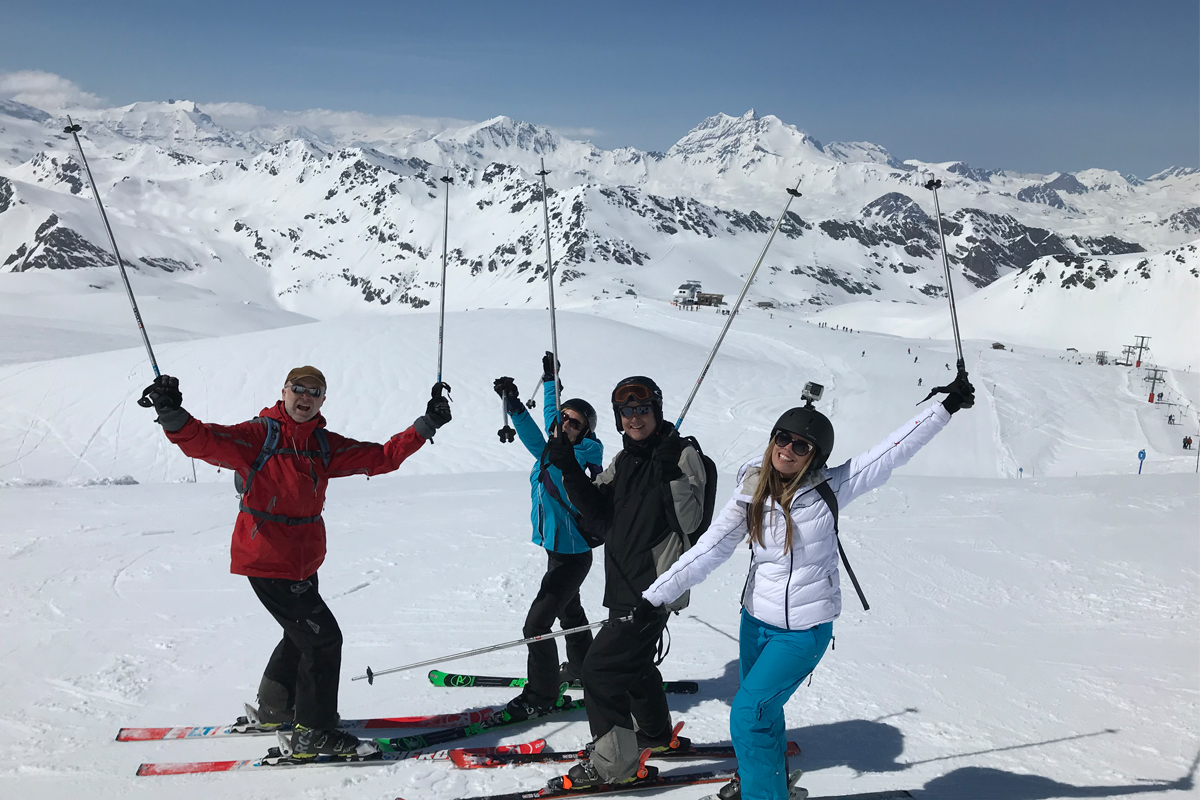 April 2018 in Tignes