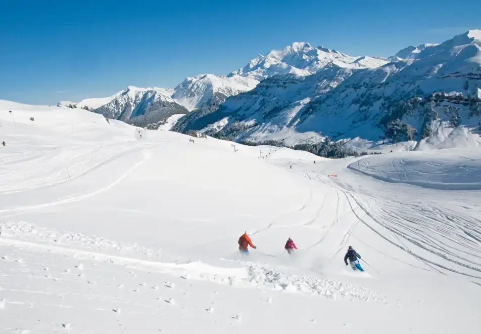 Areches-Beaufort off-piste