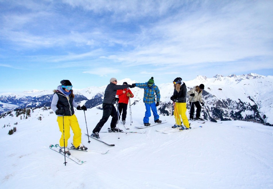 Areches-Beaufort ski slopes