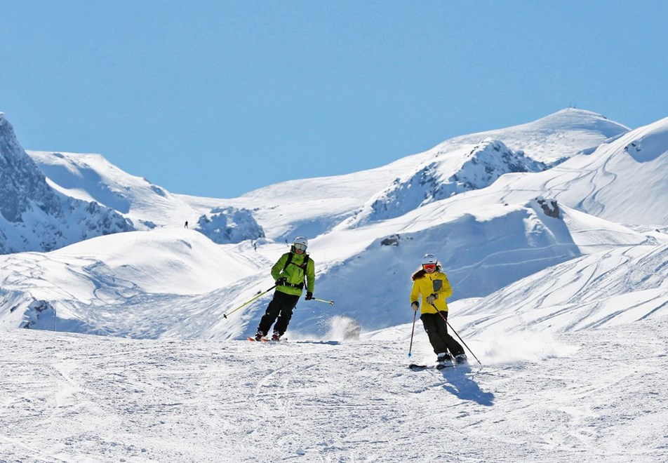 Areches-Beaufort ski slopes