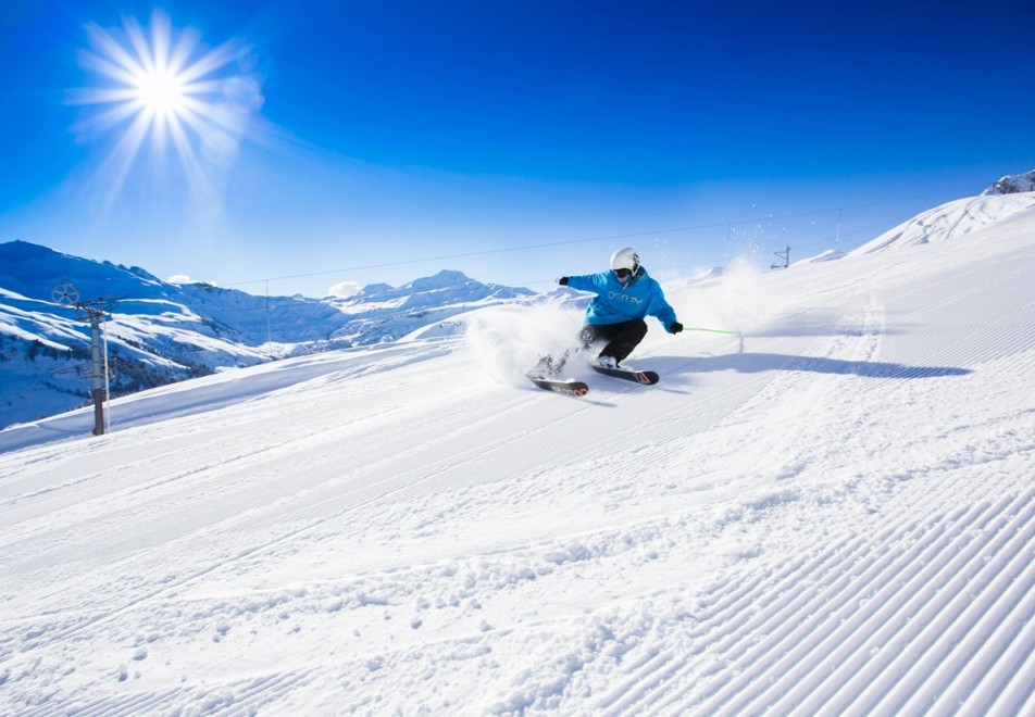 Areches-Beaufort ski slopes