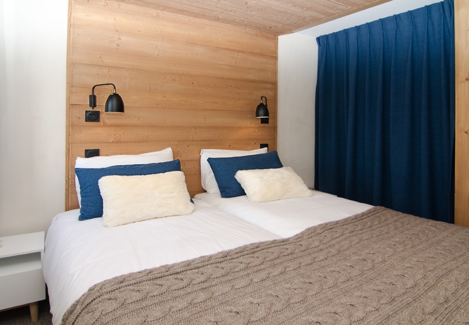 Les Armaillis, Les Saisies (self catered apartments) - Twin bedroom