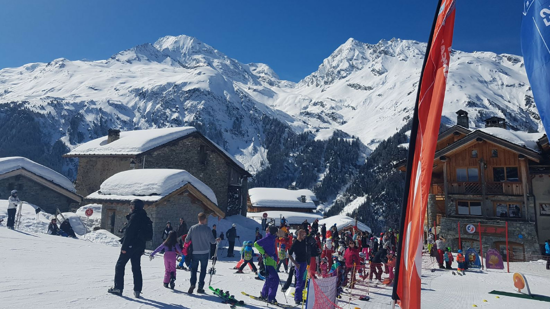 Skiing in Sainte Foy