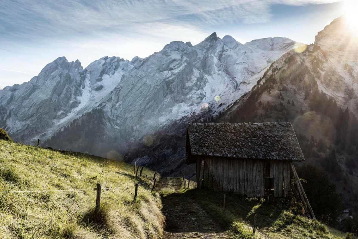 Le Clusaz first snow